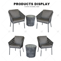 Ensemble de salle à manger pour patio, petite table et chaises d'extérieur, ensemble bistrot pour jardin, terrasse, villa, fabricant OEM