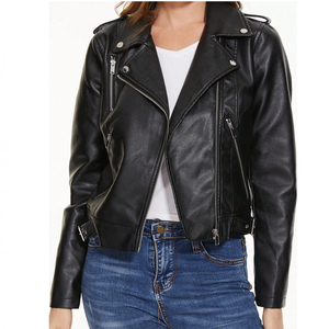 Blouson bombardier à boutons et manches doubles de haute qualité avec logo personnalisé veste universitaire Letterman de baseball en cuir noir pour hommes de grande taille - Product Image 2