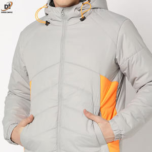 Wholesale Custom High Quality Fashion Style Plus Size <b>Puffer</b> <b>Jacket</b> Winter Blank Down <b>Jacket</b> with Long Length <b>Thin</b> Fabric Men - Product Image 5