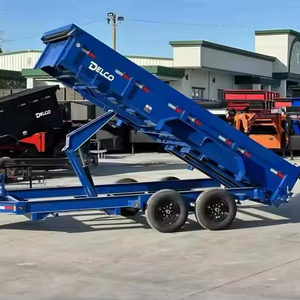 Wholesale Dump <b>Trailer</b> Bigtex Hydraulic Tilt Aluminum Alloy Full <b>Trailer</b> for Farm Work 5000kg Max Payload Fast Delivery Premium - Product Image 1