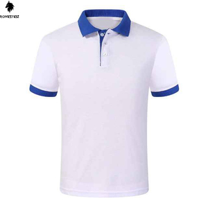 Polos de golf tactiques 3D pour hommes Maillot à manches courtes à séchage rapide 100% polyester Design solide Techniques brodées - Product Image 6