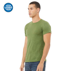 T-shirt décontracté en coton de qualité supérieure 180g pour hommes avec logo personnalisé - Product Image 2