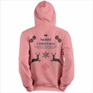 เสื้อฮู้ดขนแกะโอเวอร์ไซส์สำหรับผู้ชายเสื้อกันหนาวพิมพ์ลาย3D มีปกเสื้อสำหรับฤดูหนาวโลโก้ออกแบบได้ตามต้องการ - Product Image 4