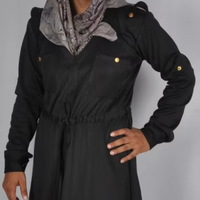 Magnifique Abaya islamique Hara Design en tissu de coton de bambou biologique écologique, léger, respirant, à manches longues, motif Paisley