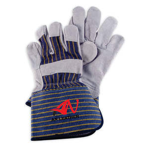 <b>Personal</b> <b>Protective</b> <b>Equipment</b> Shoulder Split Cowhide Leather Palm Gloves Leather Canadian Rigger Gloves for Hand - Product Image 4