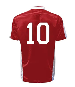 Maillot de football unisexe à manches courtes en polyester 100% de la dernière saison avec un design et un logo personnalisés, de haute qualité pour la promotion - Product Image 2