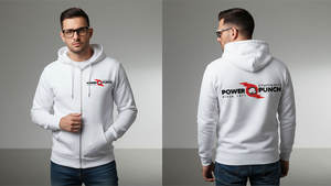 Sudadera con Capucha y Cremallera, Cálida para Invierno, Informal, Diseño con Cremallera, Tejido Jersey Transpirable, Ecológico e Impermeable, Unisex - Product Image 2