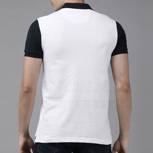 T-shirt à col roulé pour homme, de haute qualité, coupe classique, manches courtes, séchage rapide, respirant, tendance, fabriqué au Pakistan, 100% coton - Product Image 2