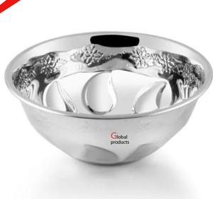 Tazón de servir de plata y oro de buena calidad para hoteles, restaurantes y bares - Product Image 4