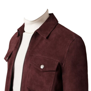 Chaqueta Bomber de Cuero para Hombre, Estilo Industrial con Cuello Alto, Personalizable con su Logotipo, en Oferta en Línea a Precio Económico - Product Image 6