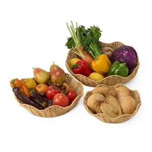<b>Wicker</b> <b>Storage</b> <b>Baskets</b> Set of 3 Handmade <b>Storage</b> <b>Basket</b> Wholesale eco-friendly Made in Viet Nam - Product Image 1