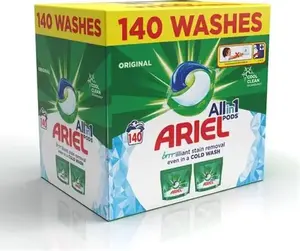 Cápsulas de Detergente para Ropa Antibacterianas con Aroma Floral (140 Lavados), Desechables y Ecológicas, para Venta al por Mayor - Product Image 1