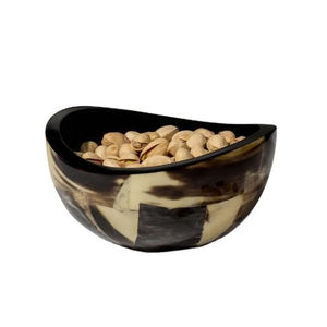 Bol décoratif au design unique et bol à snacks Bol à mélanger en corne de buffle de qualité supérieure Parfait pour servir des fruits secs et des aliments - Product Image 4