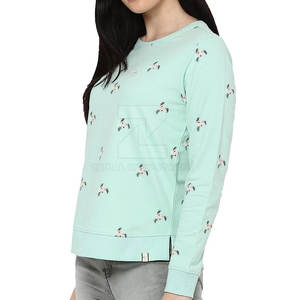 Sudaderas transpirables de manga larga para mujer, sudaderas de gran tamaño para mujer, sudaderas 100% de algodón para mujer - Product Image 4