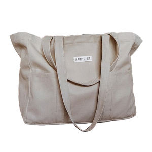 Bolso de mano personalizado de moda para mujer, tela de lona resistente al agua de alta calidad, logotipo impreso para todas las estaciones - Product Image 6