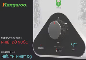 Calentador de agua instantáneo para cocina y baño Hotel hogar con bomba de refuerzo 55 Celsius 4000W personalizable Hecho en Vietnam - Product Image 4