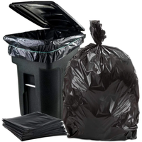 Vente en gros de sacs poubelle en plastique LDPE biodégradables de grande, moyenne et petite taille, couleur et taille personnalisées