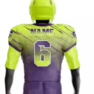 En precio razonable, la mejor calidad, uniforme estampado con cuello en V, camisetas de fútbol americano, camiseta de fútbol americano para hombre - Product Image 6