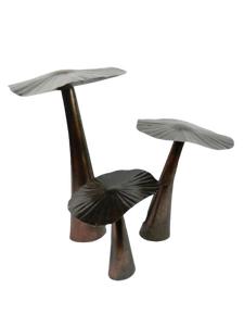 Small Metal Mushroom Garden Stake Elegant Outdoor Halloween <b>Ornament</b> for Home Courtyard Outdoor Decorative <b>Ornaments</b> Metal Craft - Product Image 2