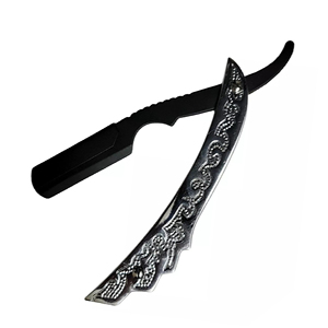 มีดโกนหนวดสแตนเลสคุณภาพสูงราคาถูก ใบมีดเดี่ยว สำหรับช่างตัดผมและผู้ชาย พร้อมป้ายกำกับแบบกำหนดเอง - Product Image 2