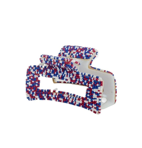 กิ๊บติดผมปักลูกปัดสไตล์โบฮีเมียนพร้อมเม็ดหลากสีตามสั่งขนาดสำหรับผู้หญิงและเด็กผู้หญิง - Product Image 3