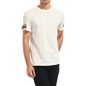 Camisetas de media manga para venta al por mayor, camiseta de Algodón 100% con logotipo personalizado de tu marca, camiseta en blanco para hombre, camisetas casuales lisas para hombre - Product Image 1