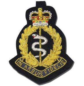 MERCHANT NAVY BULLION WIRE BLAZER BADGE OEM Haute Qualité Personnalisé Fil D'or Brodé Poche Crest Badge Blazer Tissu - Product Image 5
