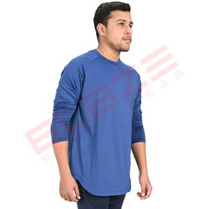 Camisetas personalizadas OEM para hombre, camisetas de manga larga de gran tamaño personalizadas de calidad superior con serigrafía vintage, camisetas de banco - Product Image 2