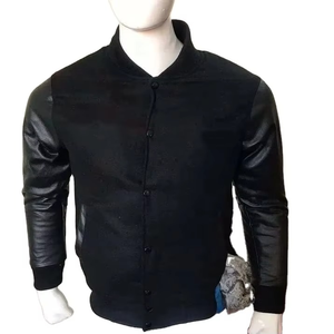 Unisex Casual Streetwear Coats Top Selling Custom Latterman College <b>Jacket</b> Stand <b>Collar</b> Letterman Chenille Embroidered <b>Jackets</b> - Product Image 5