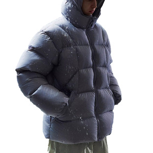 Wholesale High Quality Winter Warm Coat <b>Thick</b> Hood Duck Down Puffer Jacket Outdoor Men Windproof Ripstop Padded <b>Quilted</b> for Men - Product Image 1