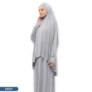 Nouveau design pour Aschulman personnalisé traditionnel solide motif musulman robe abaya pour les femmes Style modeste à manches longues mode simple - Product Image 6