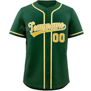Ropa deportiva de color sólido Ropa de béisbol y softbol Camisetas de Jersey en precio al por mayor Material de poliéster Transpirable y de secado rápido - Product Image 6