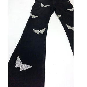 Pantalon personnalisé avec cordon de serrage pantalon de jogging en éponge française pantalon de survêtement évasé grande taille pour hommes - Product Image 4