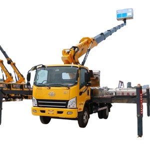Véhicule de travail en hauteur de 20 m avec boîte de vitesses manuelle automatique diesel d'occasion et grande corbeille de travail - Product Image 1