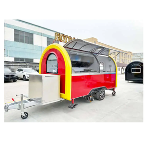 Camion entièrement équipé de vente de nourriture de chariot de nourriture de remorque mobile de nourriture - Product Image 1