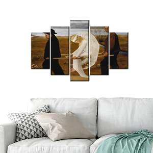 Obra de arte impresa en lienzo: El ángel herido de Hugo Simberg, 5P Mix: Gallery Wrap - Product Image 1