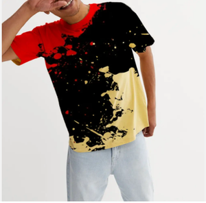 Nouveau design, logo personnalisé, t-shirt tye dye pour hommes, t-shirt de musculation, t-shirt court surdimensionné pour hommes, vente en gros - Product Image 2