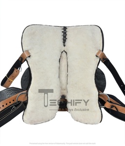 Selle de cheval en cuir confortable pour la longue distance, équipement équestre, accessoires pour chevaux, produit équestre - Product Image 5