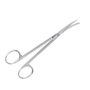 กรรไกรเมทเซนบัมคุณภาพสูง ใบมีดโค้ง สแตนเลส สำหรับตัดเนื้อเยื่อ ปลายทู่/ปลายมน 14.5 ซม. สำหรับผ่าตัด ได้รับมาตรฐาน CE - Product Image 6