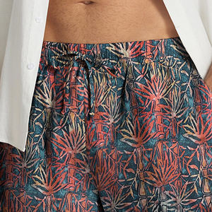 2025 Logo personnalisé hommes confort, ceinture élastique Shorts décontractés hommes rayé été en gros hommes Shorts en coton - Product Image 6