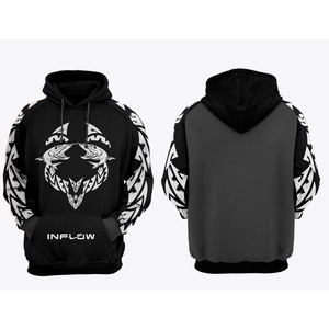 Bobeutou Oversized Hoodie Men Comfortable Cotton Customized logo Sweatshirt Trendy Baggy Basic Hoodies Retro Pullover Streetwear - Product Image 5