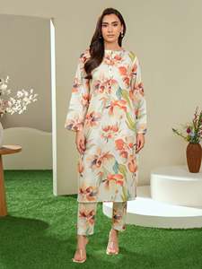 Conjunto Casual de 2 Piezas Shalwar Kameez para Mujer, Diseño Personalizable, Ligero, Cómodo, de Secado Rápido, Ropa India y Pakistaní - Product Image 2
