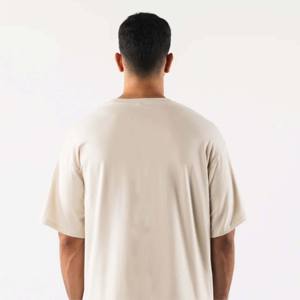 OEM เสื้อยืดเปล่าสำหรับผู้ชายรุ่นเฮฟวีเวต250 GSM คุณภาพสูง-เครื่องแต่งกายแนวสตรีทพิมพ์โลโก้ตามสั่ง - Product Image 6