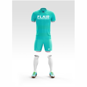 Camiseta de Fútbol Sublimada Personalizada de la Mejor Calidad, 100% Poliéster, Ligera, de Secado Rápido, Impermeable, Antibacteriana, Diseño Personalizado, Manga Corta - Product Image 2