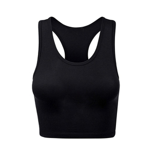 Soutien-gorge de sport simple à col licou le plus vendu Créez votre propre conception de soutien-gorge de sport Usine à bas prix de haute qualité sur mesure pour femmes - Product Image 1