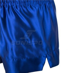 Pantalones Cortos de Boxeo Azules para Hombre SONISPO, Corte Regular, Transpirables, de Poliéster, para Artes Marciales, Deportivos para Adultos - Product Image 5