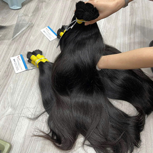 Venta al por mayor de cabello humano sin procesar cabello crudo vietnamita de alta calidad extensiones de cabello a granel sin trama - Product Image 3