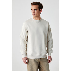 Sweat-shirt à col rond pour homme GRIMELANGE OLLIE, manches longues, détails brodés - Product Image 3