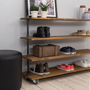 Factory Direct 4-Layer Metal Multifunctional <b>Shoe</b> <b>Storage</b> Shelf <b>Rack</b> Modern Space-Saving Household Organizer - Product Image 4