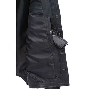 เสื้อยืดแขนยาวหนังแท้สไตล์ลำลองแนวสตรีทสำหรับผู้ชาย ปี 2025  รับทำสีและโลโก้ตามสั่ง ดีไซน์ป้องกันรังสียูวีสำหรับฤดูหนาว - Product Image 4